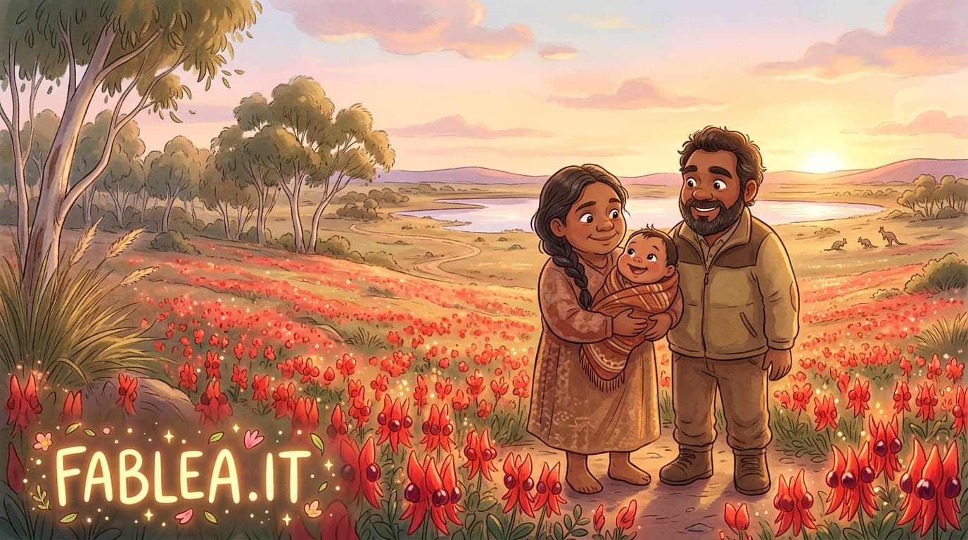 Горох пустыни Стёрта, Кровавый Цветок