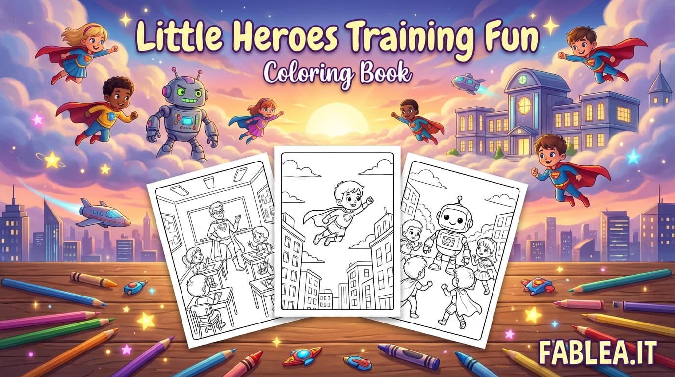 Trainingsspaß für kleine Helden: Das Malbuch der Superhelden-Akademie